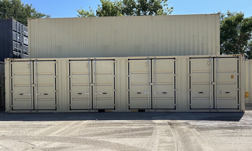 One Trip - 40 ft 4-Door Open Side Shipping Container